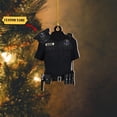 thumbnail image 2 of Personalized Police Hat With Gun Shaped Flat Ornament Christmas,Ornament for Police, Ornament For Him, Gift For Him, Ornament Christmas, Christmas tree decoration--Please message us your custom name, 2 of 2
