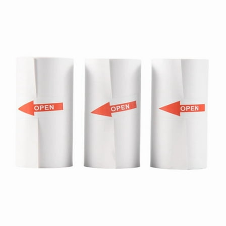 3 Rolls Printable Paper Thermal 57X30mm Photo for P1 P2 Printer