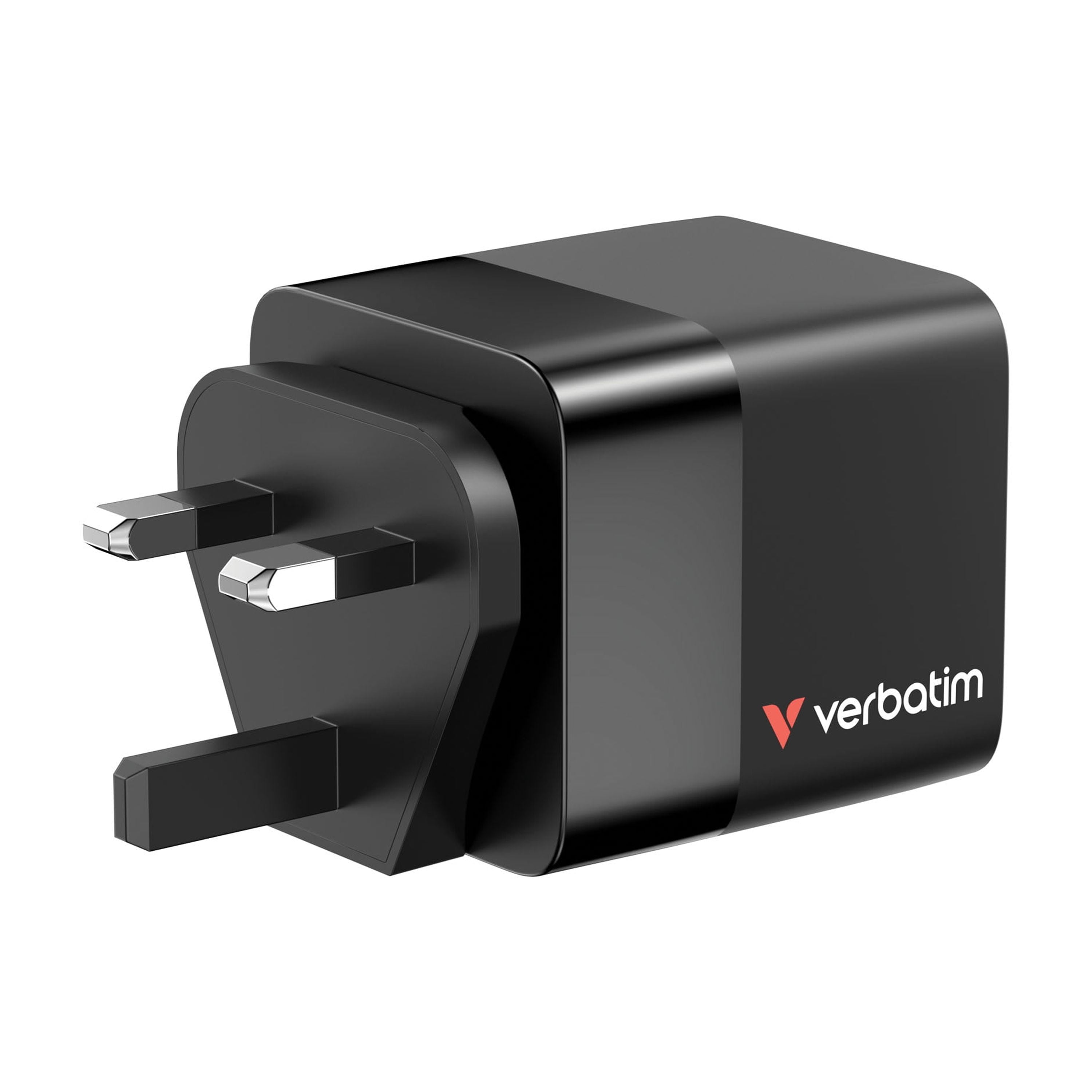 Verbatim GaN Charger 65W Retractable Cable