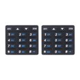thumbnail image 1 of Piezas de repuesto para teclado numérico Walkie Taklie, 2 uds., para UV-82, 1 of 9