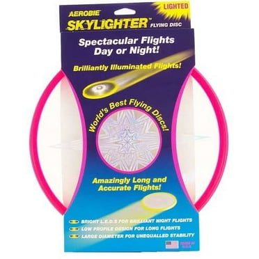 Aerobie Skylighter L.E.D. Lighted Flying Disc (colors and styles may vary)