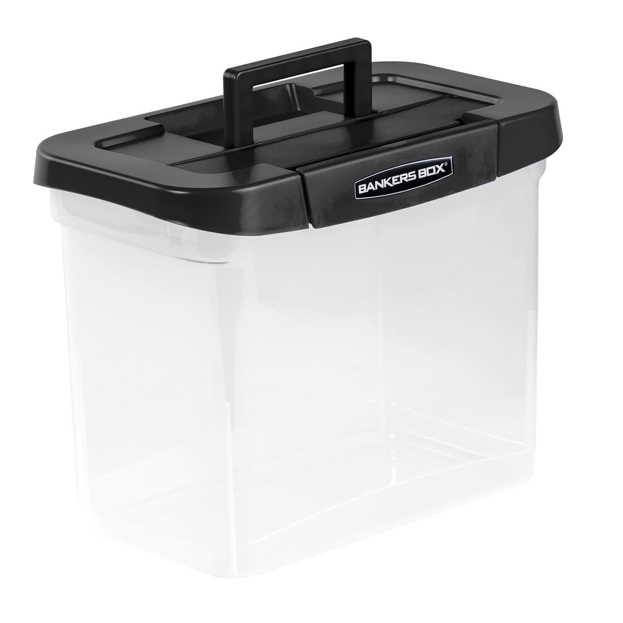 Portable Transparent Plastic Toy Model Storage Box Case with Handle for Kids 