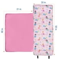 thumbnail image 2 of Wildkin Original Nap Mat with Pillow for Boys and Girls, Features Hook and Loop Fastener, Roll-Up Design, Soft Cotton Blend Materials (Fairy Garden), 2 of 8
