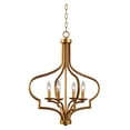 thumbnail image 2 of Kenroy Home Morocco 4-Light Gold Chandelier, 2 of 2