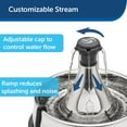 thumbnail image 5 of PetSafe Drinkwell Stainless Multi-Pet Pet Fountain - Automatic Dog and Cat Water Bowl - 128 oz, 5 of 13
