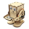 thumbnail image 1 of Robot comiendo monedas, Kit de bricolaje, material didáctico de física escolar de invención para niños, 1 of 6