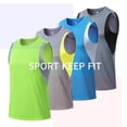 thumbnail image 2 of Men's Summer Quick Dry Loose Breathable Sleeveless Sports Tank Top, 2 of 5