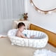 thumbnail image 3 of Bañera inflable para bebés, bañera portátil para niños pequeños, bañera neonatal antideslizante, asiento para bañera infantil, bandeja de ducha plegable, bañera de viaje (blanco) JAMW Sencillez, 3 of 5