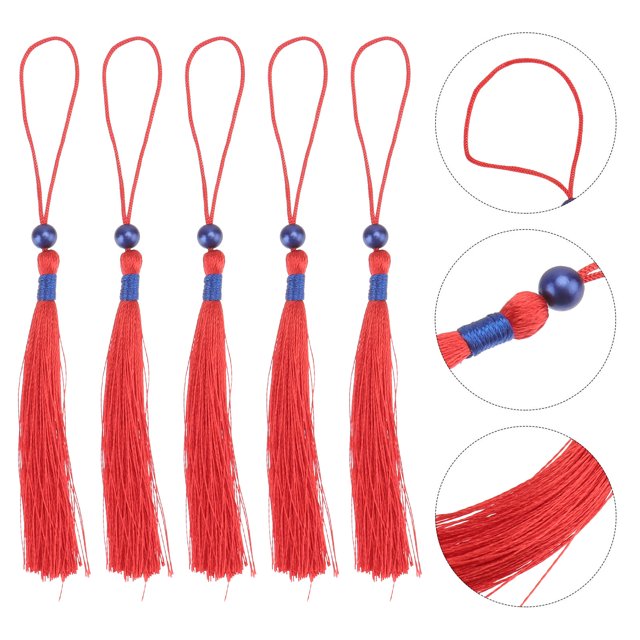 BESTYASH 100Ud Keychain Pendant Con Tassel Para Y Accesorios De Bricolaje Únicos