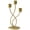 Gold, variant on 1pc 2-Arm Metal Candle Holder 6.7"x3.5", Distressed Gold Candlestick for Table Centerpiece, Vintage Candelabra for Thanksgiving Christmas Wedding Home Decor, Sturdy Rustic, By Harlik