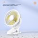 thumbnail image 4 of Escalada USB Mini Clip Fan Portable Travel Desk Cooling Ventilador (Blanco 1200mAh) Tmvgtek Para Estrenar, 4 of 6