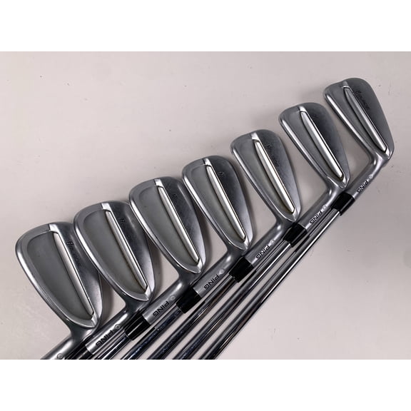 Pre-Owned Ping iBlade Iron Set 4-PW Black Dot Precision Rifle 6.0 Stiff RH -1/2''