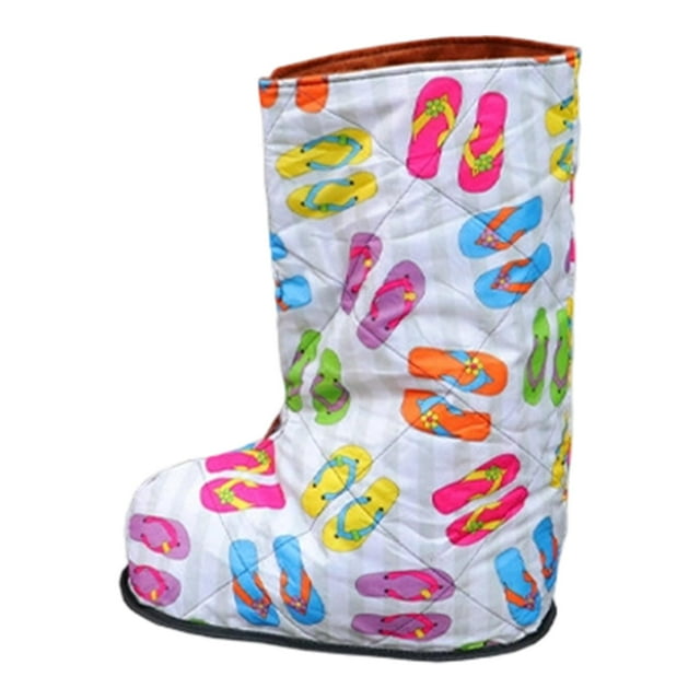 Esquirla Winter Warm Cast Sock Adjustable Washable Soft Women Men Cast Protector Sock Coloful M