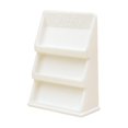 thumbnail image 2 of Estante de almacenamiento para casa de muñecas, accesorios para muebles de casa de muñecas, multifuncional, inclinado blanco, 2 of 8