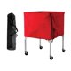 thumbnail image 5 of Carrito deportivo con ruedas para pelotas, organizador de equipos deportivos para gimnasio y deportes. Rojo, 5 of 8