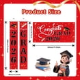 thumbnail image 2 of 3Pack Graduation Decorations Class of 2026,Congrats Grad 2026 Backdrop Banner and Hanging Porch Signs,Red Black Graduation Party Supplies for High School College Party,Photography Props, 2 of 7