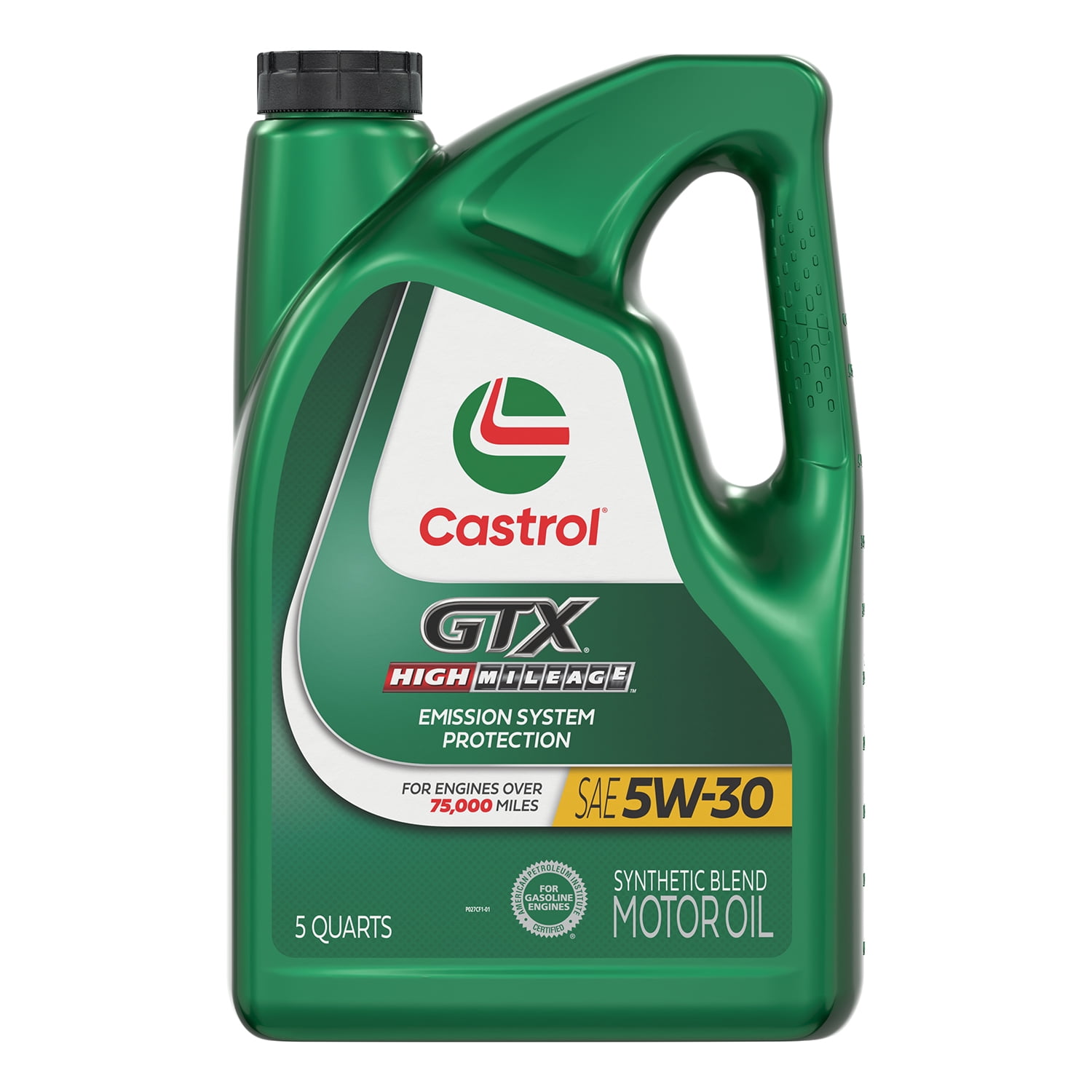 Castrol GTX High Mileage Synthetic Motor Oil 5W-20 Advanced