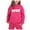 Hot Pink, variant on Toddler Girls Outfit Sets Kids Cuhk Kids Long Sleeve 2025 Hooded Top Hoodie Pant Set,2-Piece,Size 2-13Y