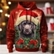 thumbnail image 4 of Sudaderas con capucha navideñas para hombre, sudadera de manga larga con estampado de animales navideños, ropa de otoño e invierno para hombre, Tops informales de moda para vacaciones, 4 of 4