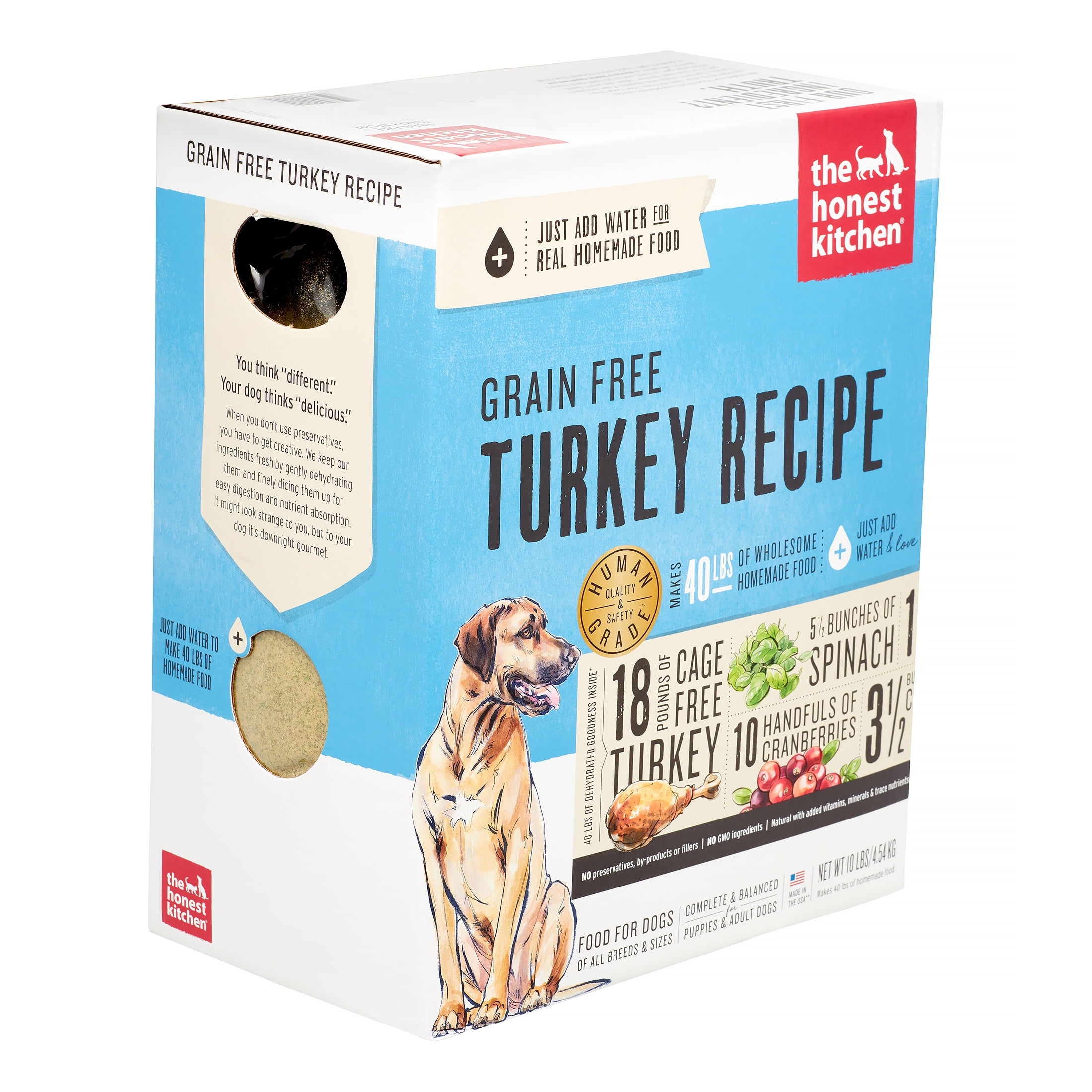 the honest kitchen embark grain free turkey dehydrated dog food