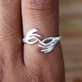 thumbnail image 3 of Antler Ring, Deer Antler Ring, 925 Silver Ring, Nature Ring, Woodland Jewelry, Boho Ring, Minimalist Ring, Hunting Jewelry, Forest Inspired, 3 of 4
