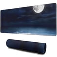 thumbnail image 1 of Superior Gaming Experience with Moonlit Sea Large Mouse Pad: Extended XXL Size, Non-Slip, Ideal for Keyboards & Computers, Stitched Edges, 31.5x11.8 Inch, Perfect for Gamers & Office Use, 1 of 7