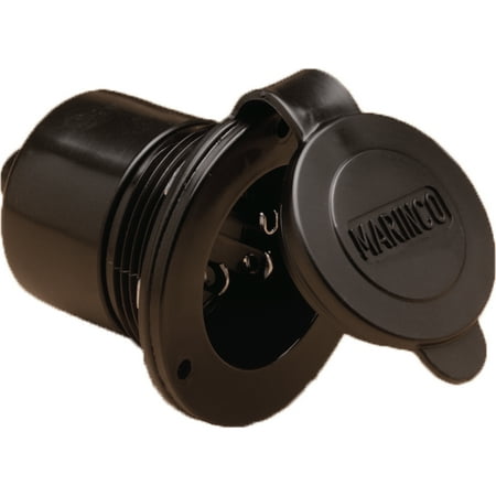 ParkPower 150BBIRV Black 15A 125V Straight Blade RV Power Inlet