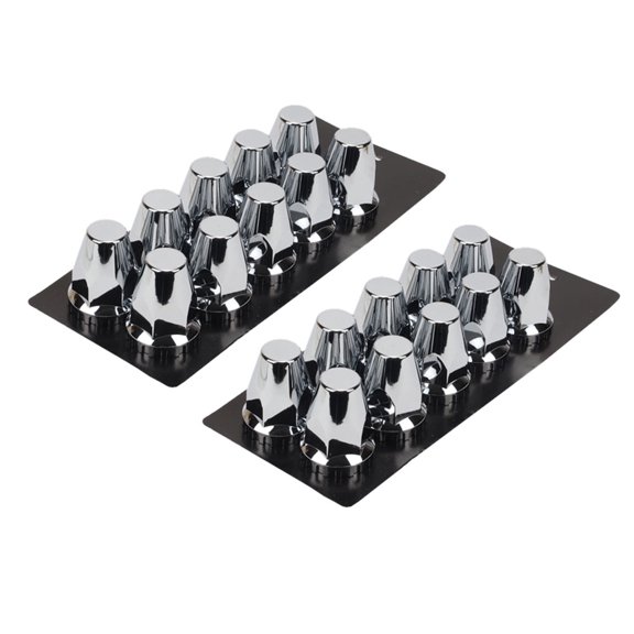 20 Pcs 33 MM Chrome Lug Nut Covers Replaces MW2203, Kenworth 001813, Newstar S-28681 S-28653, Peterbilt 001813