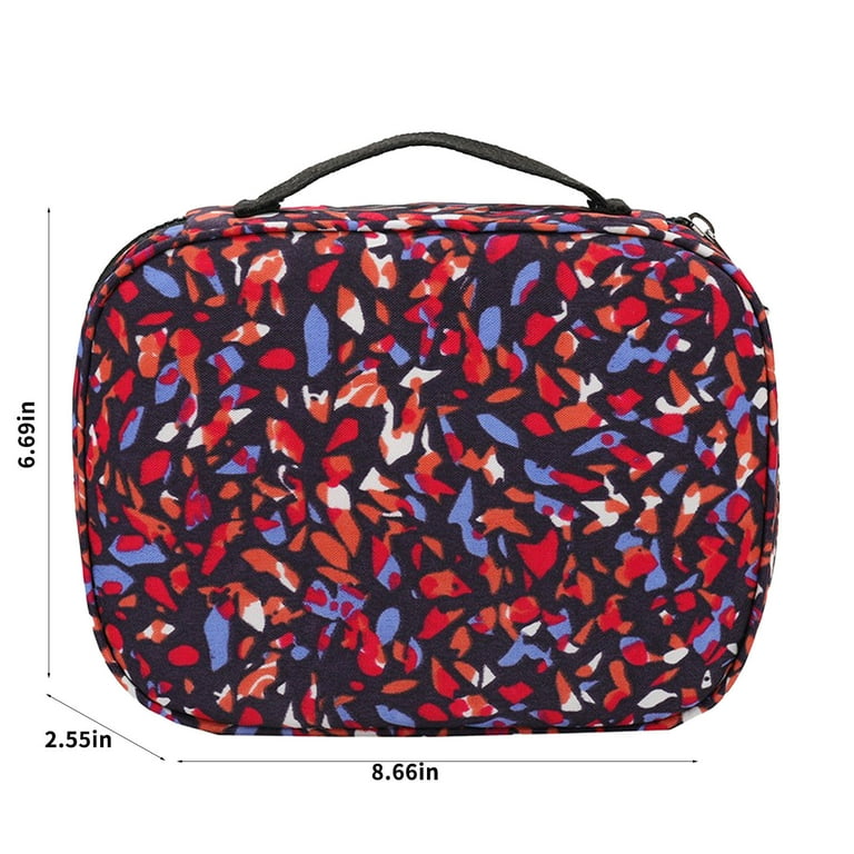 Foldable toiletry bag with hanging hook sale