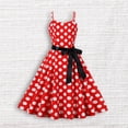 thumbnail image 1 of Vestido de tirantes con estampado de lunares para mujer Vestido estilo túnica vintage estilo sexy Traje diario Hugtrwg Para estrenar, 1 of 9