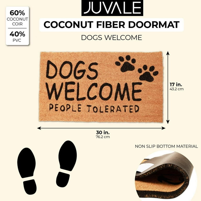 Juvale Hope You Like Dogs Doormat For Front Door, Home Decor, Patio, Porch,  17 X 30 Inches : Target