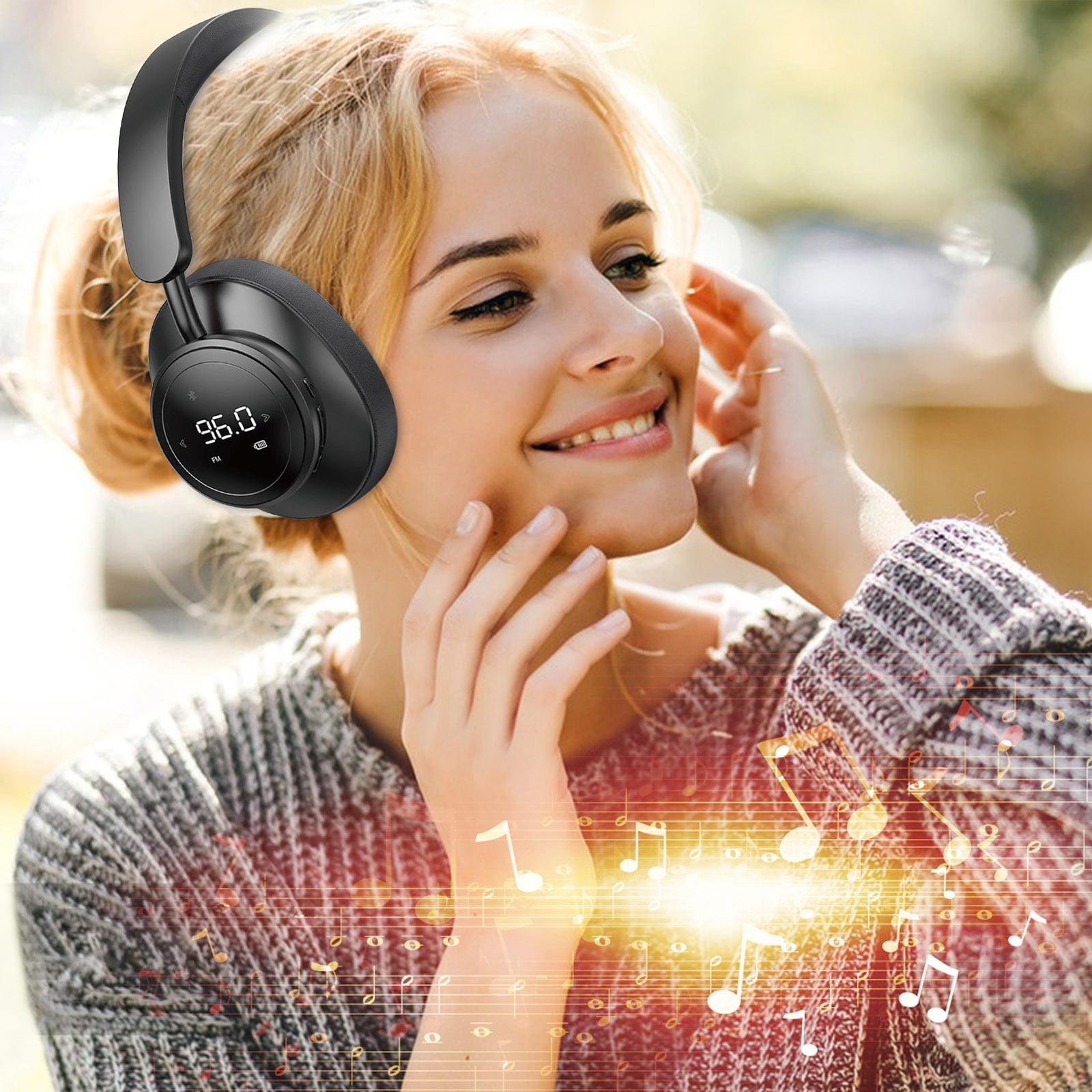 Bluetooth Wireless Gaming Headset ,built-in mics,compatible with Dolby Atmos,Lightweight over-ear headphones,Durable Frame,Ultra-Clear ,for PC,Xbox One,Xbox Series X|S,PS5,PS4, Travel