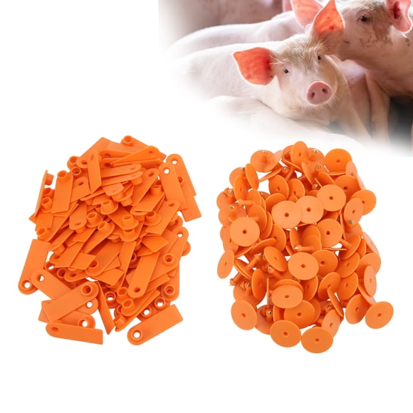Ear Tags For Cattle, Soft Animal Blank Blank Ear Tags Pig Livestock For Breeding Population Prevention Control For Cattle Farm Animals