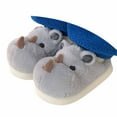 thumbnail image 4 of FUZHIQ Christmas Slippers,Funny Animal Slippers for Women with Heels Non-Slip Warm Boots, 4 of 8