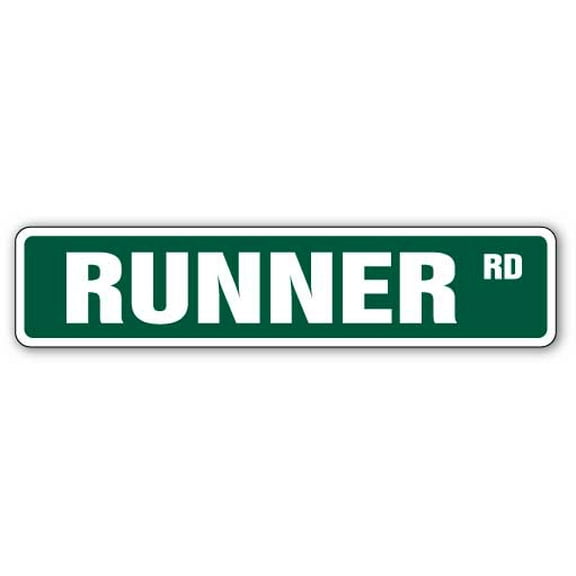 SignMission SS-Runner 4 x 18 in. Runner Street Sign