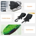 thumbnail image 4 of Miangastore Simple Design Paddle Hook Nylon Black 4Pcs 7.1x1.5In, 4 of 9