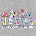 thumbnail image 2 of Junior's Lost Gods Find Love in Nature Graphic Tee Heather Gray 4X, 2 of 4