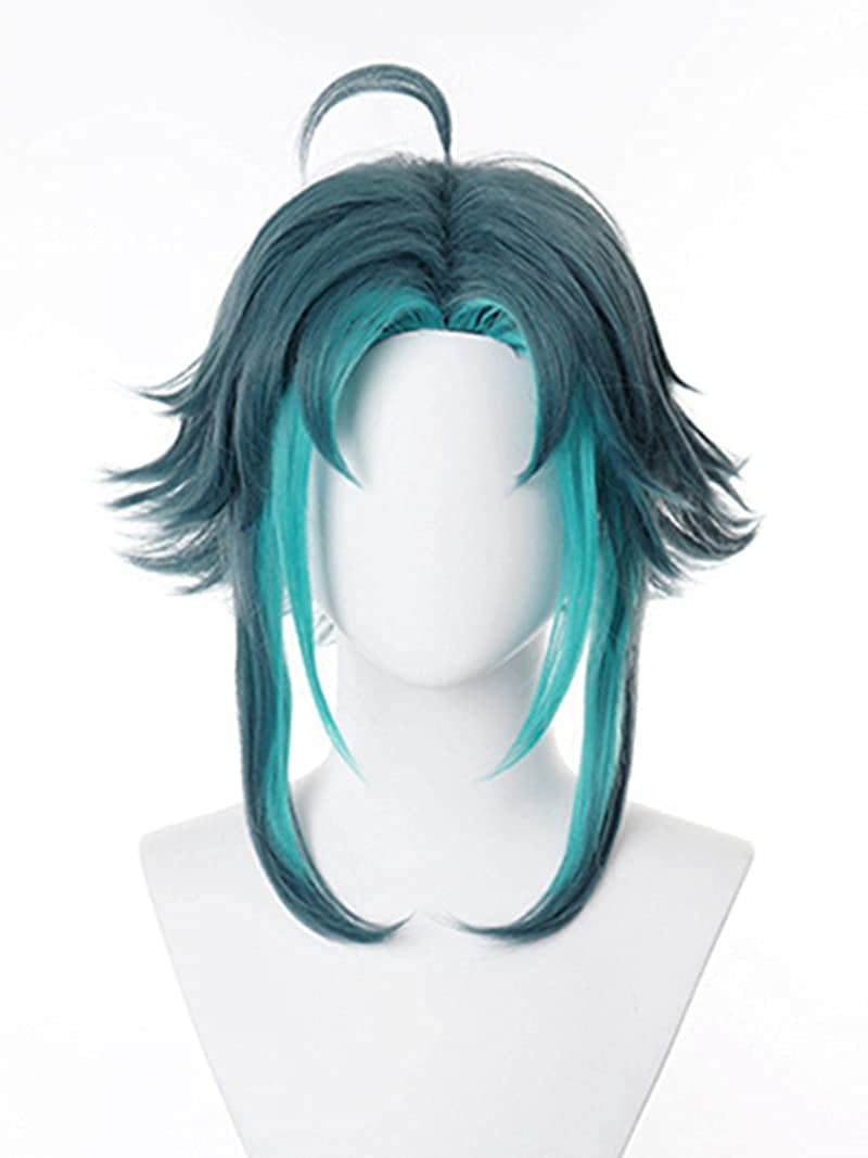 Women Male Men Short Anime Wig Fluffy Straight Hair Cosplay Party Wig  Colorful N  eBay