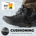 thumbnail image 4 of NORTIV 8 Men's Waterproof Work Tactical Hiking Boots Military Combat Boots with Arch Support, Lightweight Cushion Sole for Work All Day Outdoor Motorcycle, 4 of 8