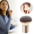 thumbnail image 2 of Vegan Powder Brush for Face Makeup Finishing Soft Synthetic Foundation Blending Tool, 2 of 8