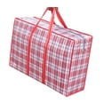 thumbnail image 1 of Extra Large Moving Storage Heavy Duty Woven Polypropylene Travel Luggage Organizer with Drawstring for Efficient Home Textile Storage, 1 of 3