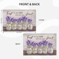 thumbnail image 3 of Lavender Placemats Set of 4, Christian Religious Place Mats Country Farmhouse Table Mats for Kitchen Dining Table Kitchen Decor Linen 12x18 Inch, 3 of 6