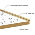 thumbnail image 2 of ANDY STAR Modern 18 x 48 Inch Rectangular Full Body Mirror, Brushed Gold, 2 of 9