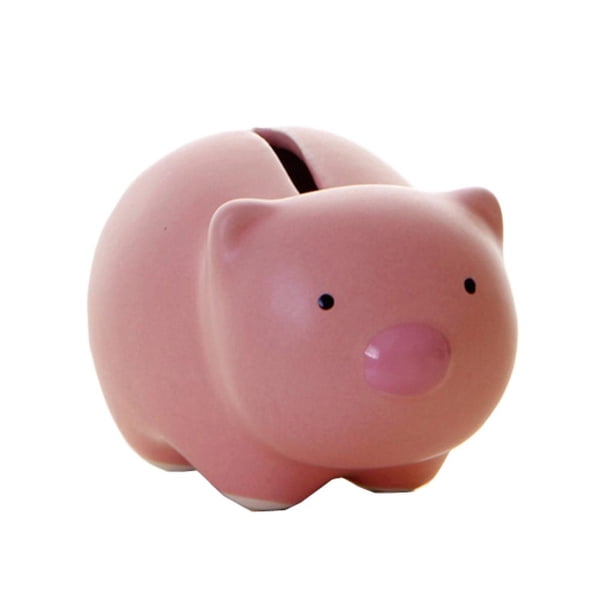 Hucha de cerámica con forma de cerdito. 5 formas para elegir. Koala rosa