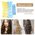 thumbnail image 2 of Ygjytge Kit De Rizadores De Pelo De 12 Piezas, Rulos De Pelo Ondulado, Sin Calor, Flexibles Con Ganchos (B) Ygjytge Para estrenar, 2 of 8