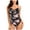 Pink, variant on TIHLMK Womens Bikini Swimsuits Women Sexy Solid With Chest Pad Without Underwire Bikini Deep V One-piece Swimsuit Gift for Women