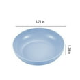 thumbnail image 3 of MesaSe 5PCS Dinner Plates - 5.7Inch Impregnable Dinner Plates Set Of 5 - Dishwasher & Microwave Safe Plastic Plates Reusable - Lightweight Plates for Kitchen camping On Clearance, 3 of 8