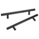thumbnail image 1 of Uxcell 2-Pack Tiradores de Gabinete, Perillas Modernas de Acero Inoxidable en T de 7.9" Manijas de Doble Orificio [Negro], 1 of 6