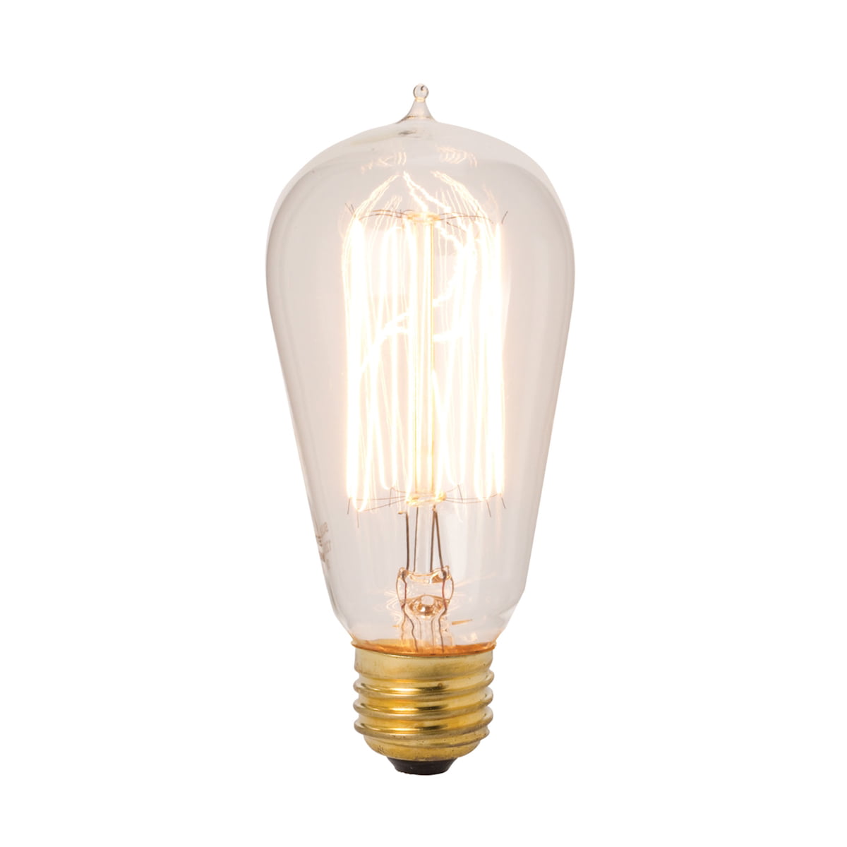 Litex Vintage 25-Watt Dimmable Warm White T6 Vintage Incandescent Decorative Light Bulb 