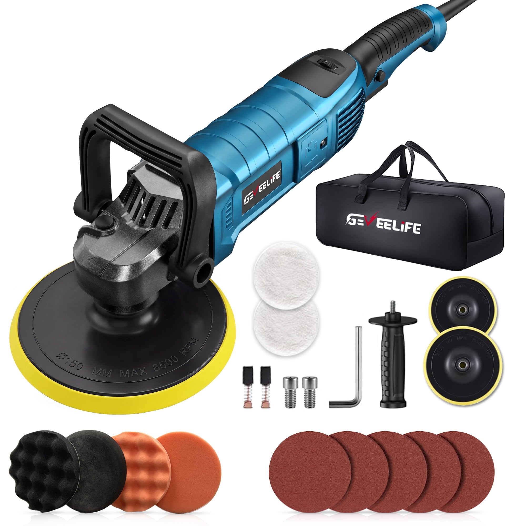 Neiko 10671A 7-Inch 6-Speed Variable Electric Polisher - Walmart.com